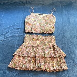 Floral Two-Piece Set-size S